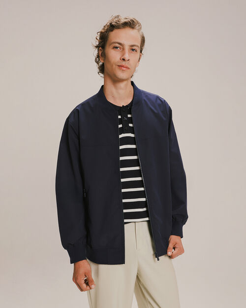 Chamarra Bomber Azul